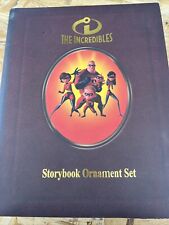 Disney Pixar The Incredibles Storybook Christmas Ornament Set 8 Characters.*S12 picture