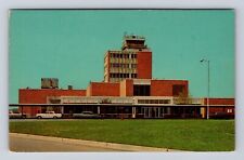 Akron OH-Ohio, Akron-Canton Airport, Antique Vintage Souvenir Postcard picture
