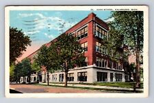Kalamazoo MI-Michigan, High School, Antique Vintage c1922 Souvenir Postcard picture