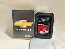 Unfired Sealed Ron Fellows 505 H.P Chevrolet Corvette  Zippo Lighter Tin 384/399 picture
