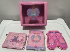 RARE Vintage Sanrio Purse Pink Ballet Slippers Vinyl 1989+wallet+notebook+comb:4 picture