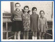 Four beautiful girls 1965 Vintage photo picture