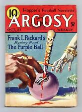 Argosy Part 4: Argosy Weekly Oct 21 1933 Vol. 242 #1 VG 4.0 picture