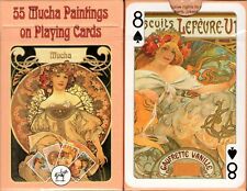 Mucha Paintings Playing Cards Bridge Size Deck Piatnik Custom Limited Edition picture