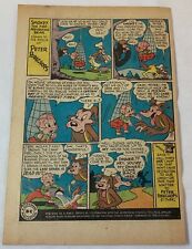 1949 SMOKEY THE FIRE PREVENTING BEAR cartoon PSA ad page picture