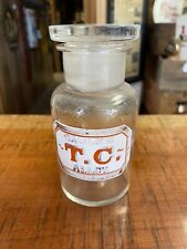 Vintage 1890’s Caulk’s Alloy Dental Tooth Cavity Filling Jar With Label  picture