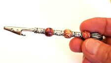 NEW  Antiqued Tibetan Beads Roach Clip - Hand Made picture