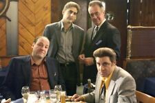 The Sopranos James Gandolfini with his guys in restaurant 12x18 poster picture