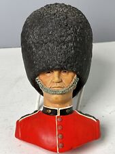 Bossons Congleton England Chalkware Guardsman 1986 Bust Head Sculpture Ornament picture
