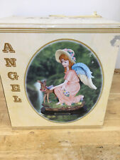  vintage Angel Feeding A Deer Figurine Giovanni Collection picture