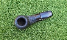 TUGBOAT ESTATE PIPE - MATTE BLACK & BROWN FINISH - NOSEWARMER ITALY - R_Pipes picture