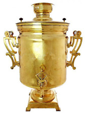 Antique Charcoal Authentic Old Russian Samovar | 45L | Buffet, Bar | RESTORED picture