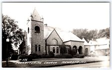 RPPC Presbyterian Church Mendota Illinois Postcard picture