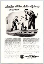 1945~American Railroad Association~ WWII Highway Program~40s RR Vintage Print Ad picture