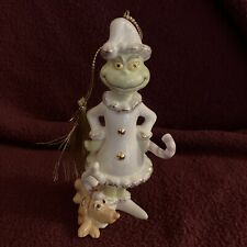 christmas ornament By Lenox “A Very grinchy Christmas” NEW MINT 2000 Dr Seuss picture