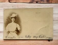 1906 Real Photo Postcard RPPC Woman Wonderland Minneapolis Gerlach Personalized  picture