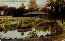 1911 Youngstown, Ohio Lagoon at Idora Park Antique Postcard to Hinton, WV picture