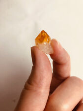 Citrine Crystal Point 2g 20mm Orange Chakra Reiki Healing Prosperity Authentic picture