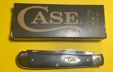 CASE XX  4254 SS (6) Dot ( 2 ) Blade (4) Inch Trapper Delrin Handles New In Box picture