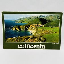 California Coastline Postcard Posted 1988 Fresno CA Hills - Ocean picture