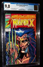 MARVEL PRESENTS: WEAPON X #74 1991 Marvel Comics CGC 9.0 VF/NM WHITE PAGES picture