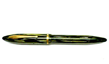 vtg Sheaffer Balance 500 Feather Touch green tiger stripe 5 nib parts/restore picture
