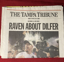 Baltimore Ravens Win Superbowl XXXV Tampa Tribune Newspaper January 29, 2001 picture
