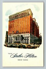 New York City NY,, The Statler Hilton Hotel Vintage Souvenir Postcard picture