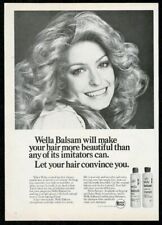 1975 Farrah Fawcett Majors photo Wella Balsam shampoo vintage print ad picture