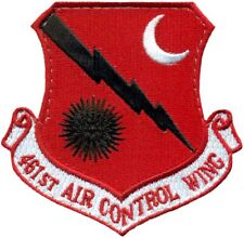 USAF 461st AIR CONTROL WING – MORALE RED PATCH picture