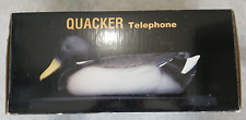 Vintage TeleMania Quacker Telephone Mallard Duck Landline Phone brand new picture
