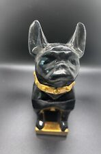 Vintage Black With Gold Color Frenchie French Bulldog  Figurine 9 “ Tall picture