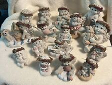 Vintage Dreamsicles Figurines, Angel,Cherub , Lot Of 16, Some Signed By Kristen picture