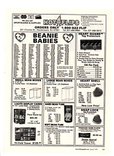 1999 PRINT AD ART - TY Beanie Babies Check Out This Price List Unbelievable picture