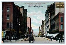 c1910 Nicollet Avenue East From 7th St Minneapolis Minnesota MN Vintage Postcard picture