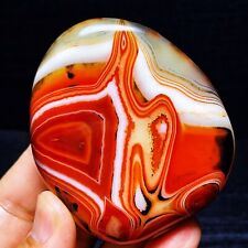 TOP 186G Natural Polished Silk Banded Agate Lace Agate Crystal Madagascar L1960 picture