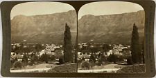 White, Stereo, S.Africa, Cape Town beneath the imposing heights of table mountainai picture
