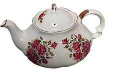 VTG Rare Find Ceramic Flowered Teapot picture