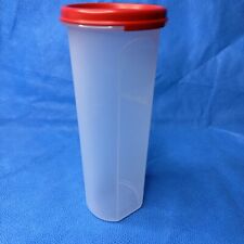 Vintage Tupperware Round Modular Mates #3 1641 Red Lid Container NEW picture