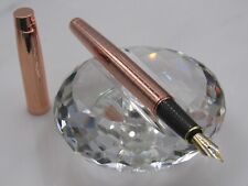 GORGEOUS HIGH QUALITY CLASSIC LUXURIOUS METAL ETCHED FOUNTAIN PEN .5MM NIB picture