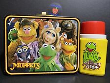 Vintage 1979 Muppets Fozzie Bear Fozzie Metal Lunch Box WITH THERMOS picture