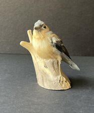 Wedgwood Porcelain Bird Figurine On Branch Made in England Rare picture