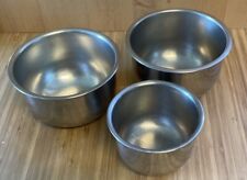 Vintage Vollrath Stainless Steel Bowls - Set Of 3 picture