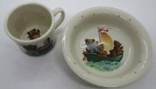Vintage Lenox 1993, China Bears Heirloom Collection, Childs Mug and Bowl Set. picture