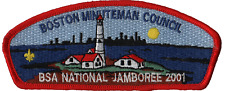 2001 Jamboree Boston Minuteman Council MA JSP Red Bdr (AR866) picture