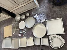 Lot Of 35 Professional Cake Baking Pans, Board, Magic Line, Fat Daddios, Wilton picture