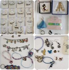8+ lbs Disney Vintage & Modern Jewelry Lot - Mickey, Elsa, Princesses, Halloween picture
