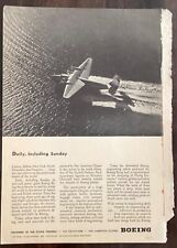 Original 1942 Boeing “Daily” , WW2 (Harper’s) picture