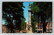 Elyria OH-Ohio, Soldiers Monument Vintage Postcard picture