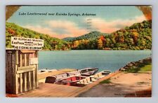 Eureka Springs AR-Arkansas, Lake Leatherwood, Antique, Vintage c1953 Postcard picture